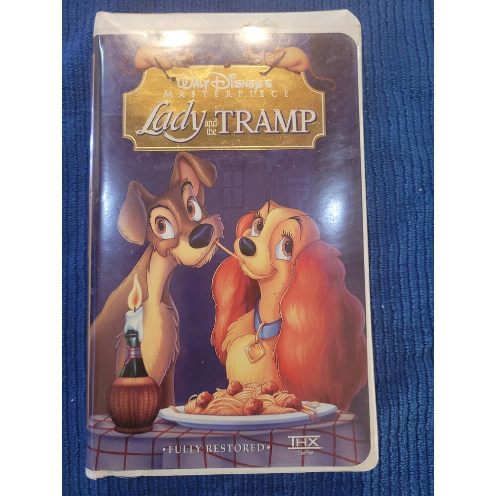 Lady and‎ the Tramp VHS Tape Disney Works